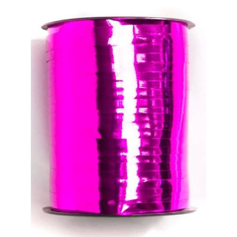 Metallic Hot Pink 455m Long Curling Ribbon