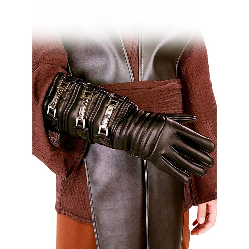 Anakin Skywalker Boys Brown Leather Look Costume Glove