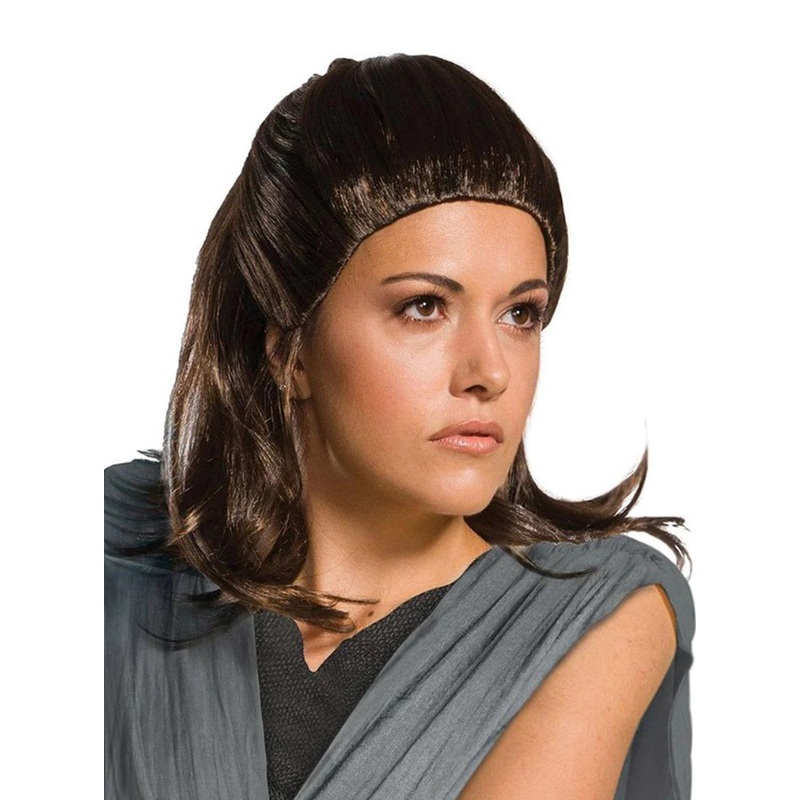 Star Wars Rey Womens Short Brown Costume Wig