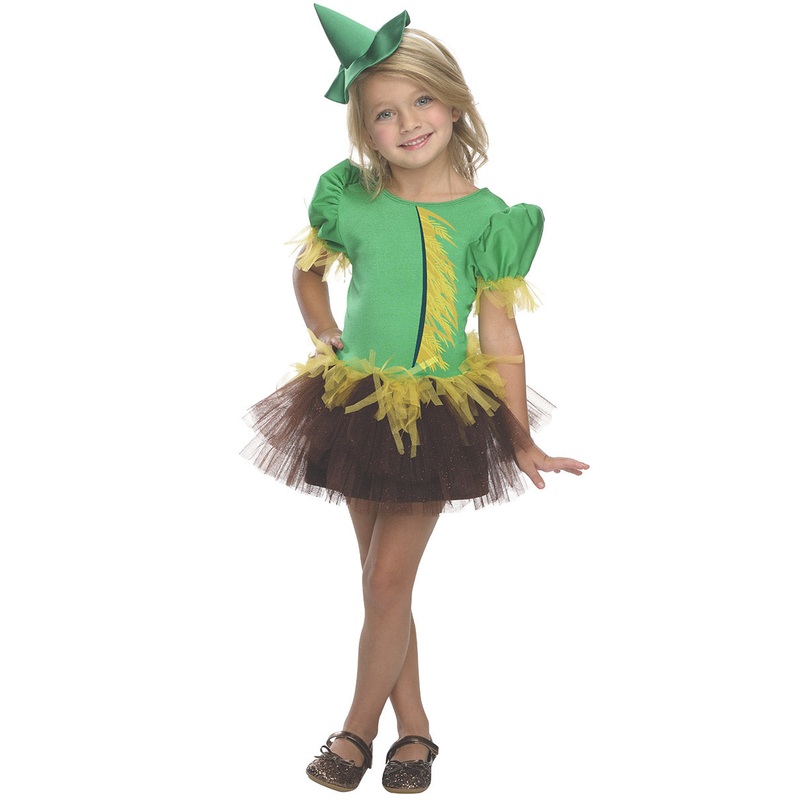 Wizard of Oz Scarecrow Girls Tutu Costume Small
