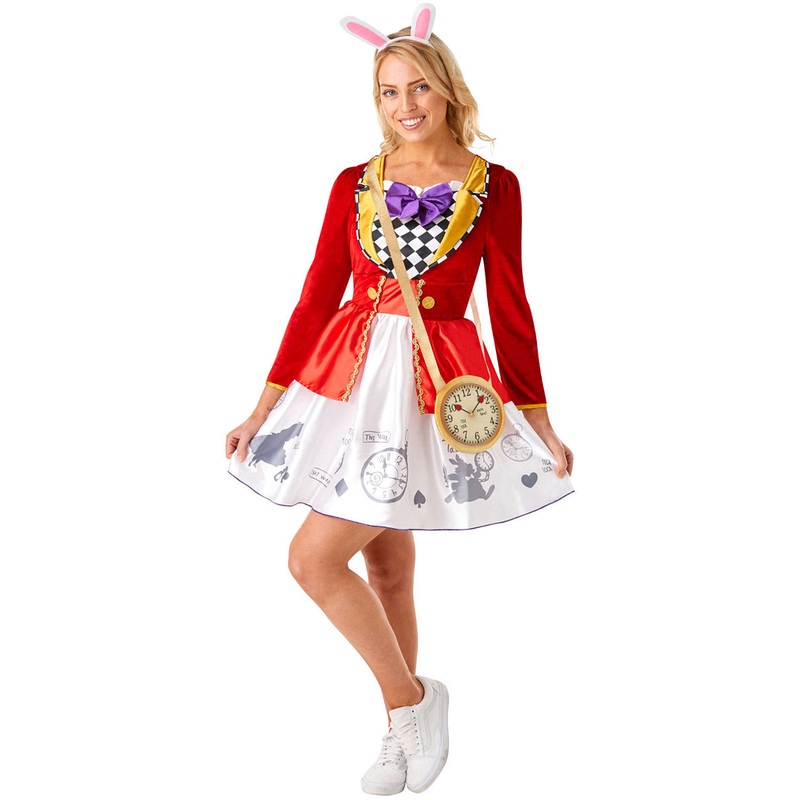 Wonderland White Rabbit Womens Costume Small