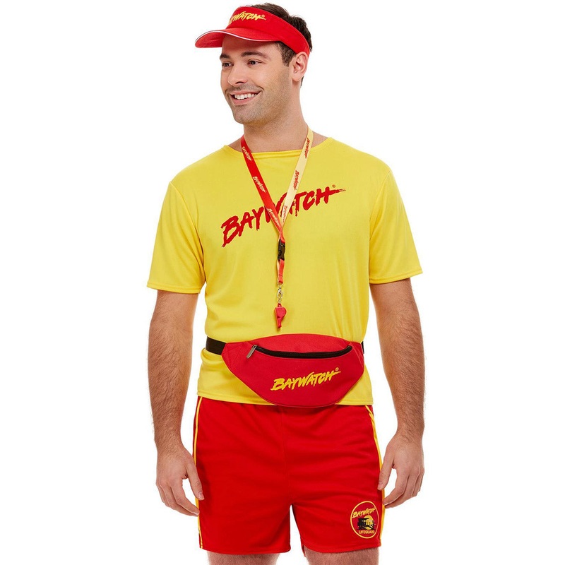 Baywatch Lifeguard Mens Costume Accessory Set