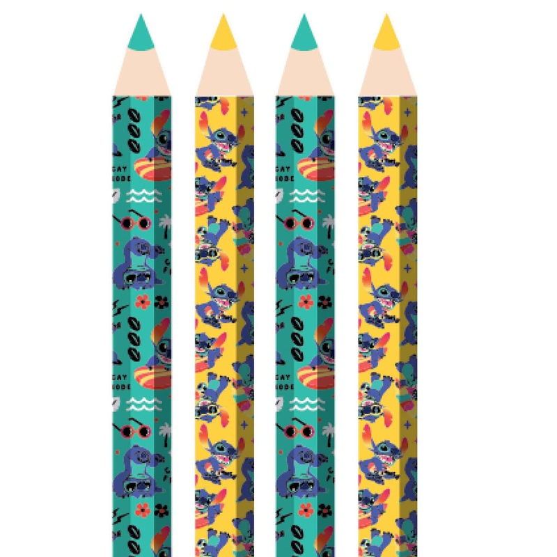 Lilo and Stitch 8 Pack of Coloured Pencil Party Favours