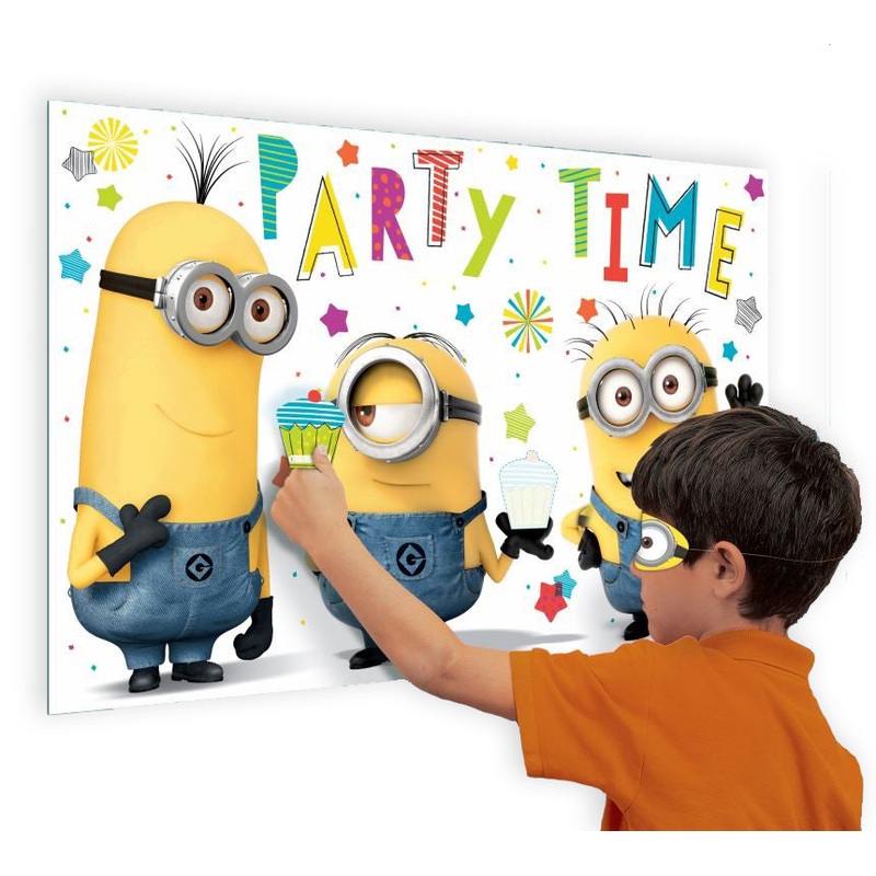 Pin the Cupcake Despicable Me Minion Party Game