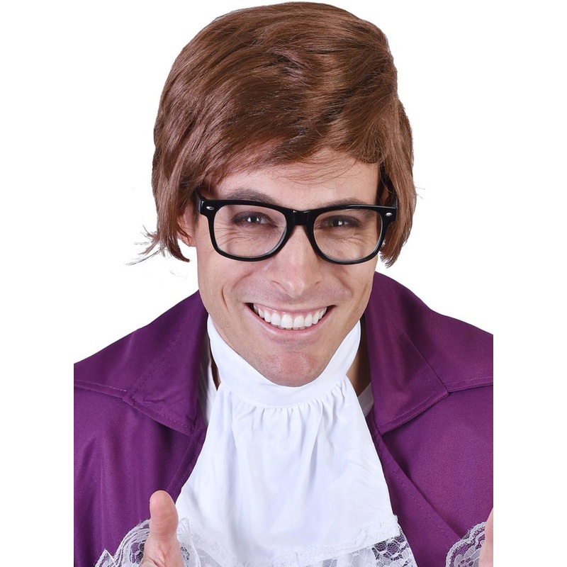 Shaggy Mens Short Brown 70s Costume Wig