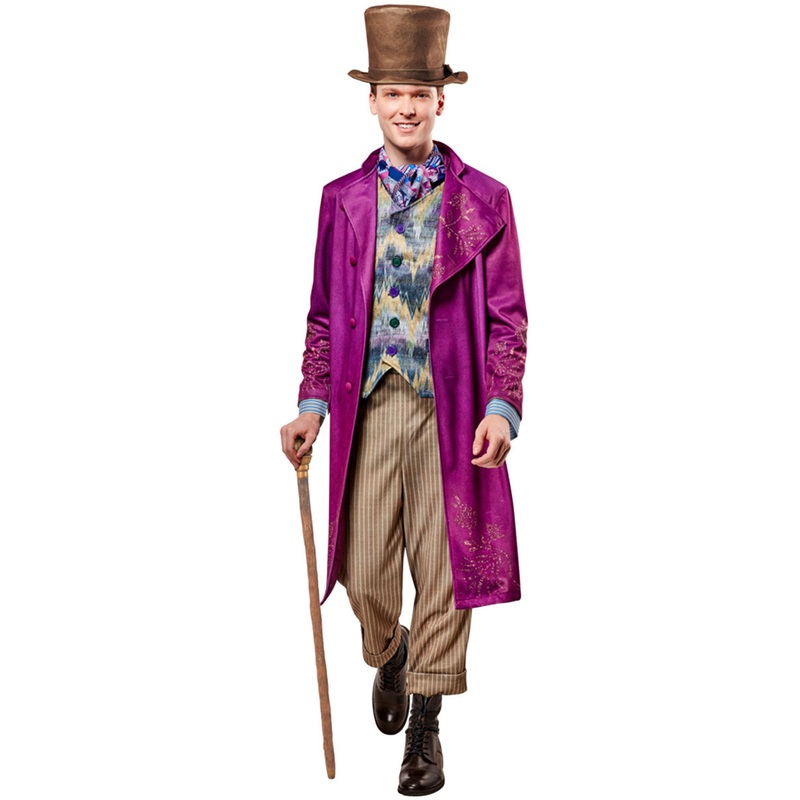 Wonka Movie Premium Mens Willy Wonka Costume