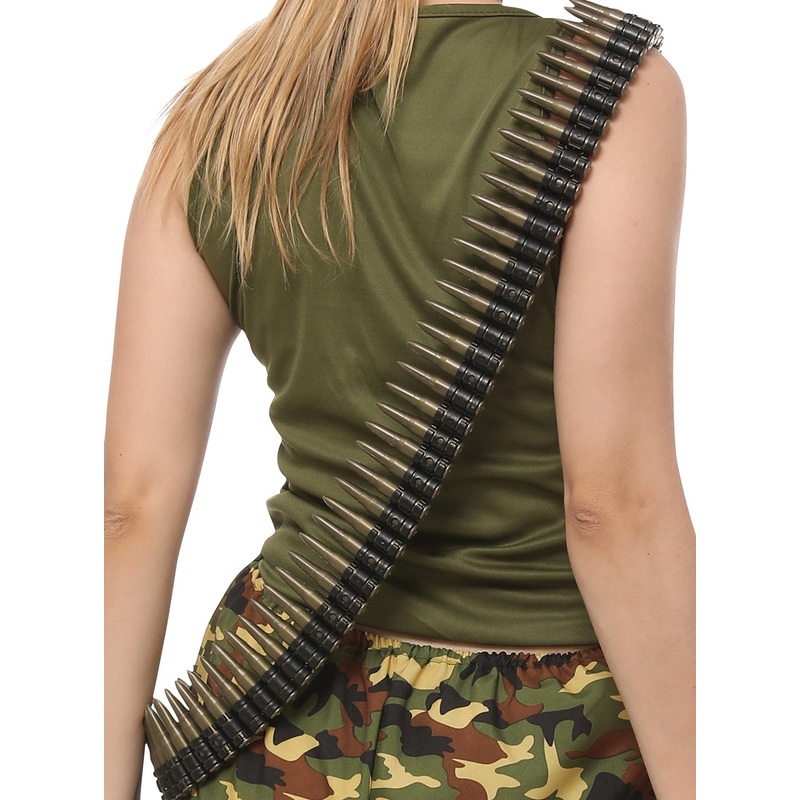 Army Soldier Novelty Costume Bullet Belt