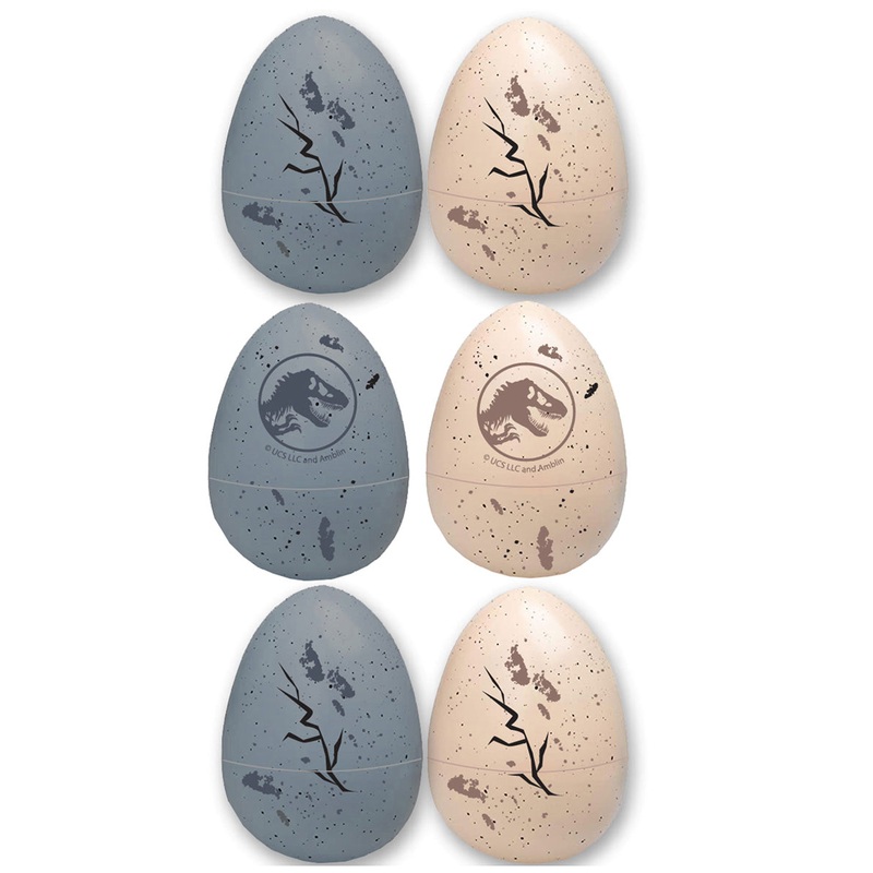 Jurassic Into the Wild 6 Pack Fillable Mini Dinosaur Egg Party Favours