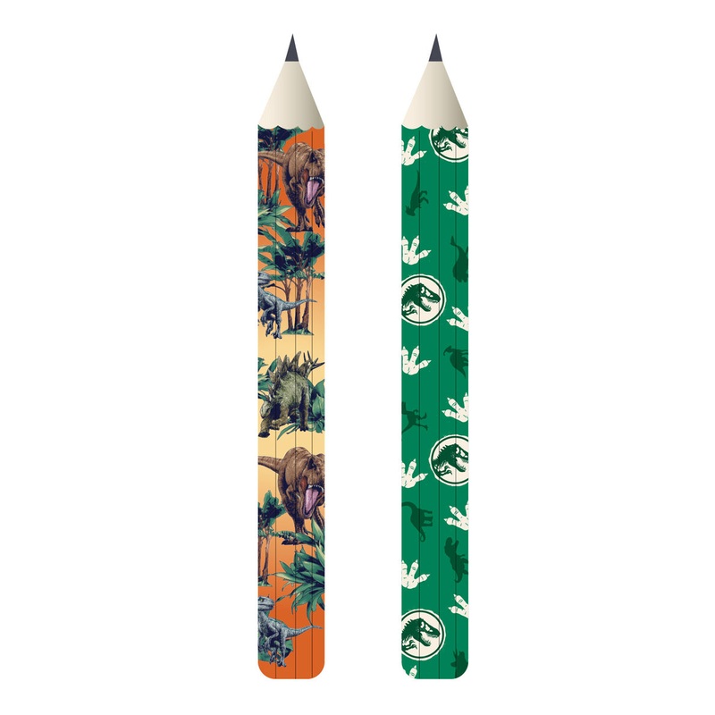 Jurassic Into the Wild Pack of 6 Pencil Party Favours