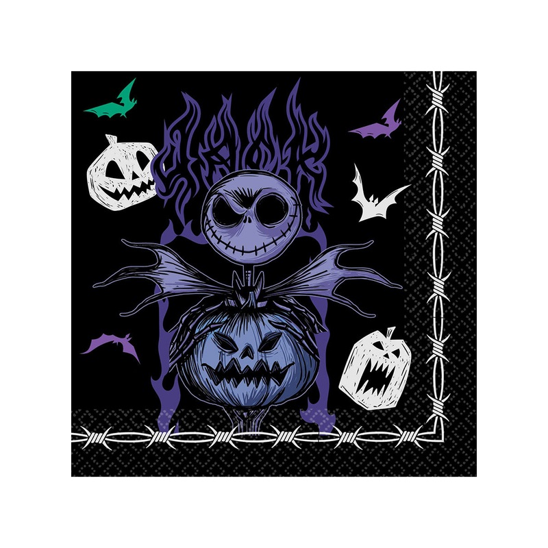 Nightmare Before Christmas 16 Pack Lunch Napkins