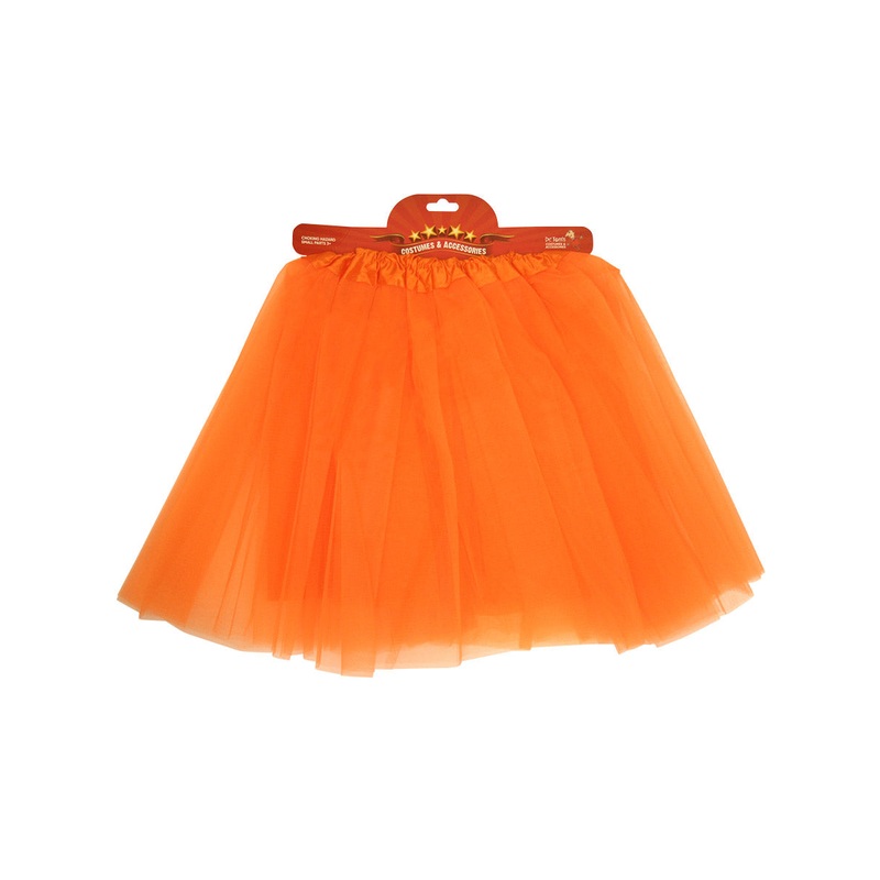 Basic Kids Orange 30cm Costume Tutu One Size