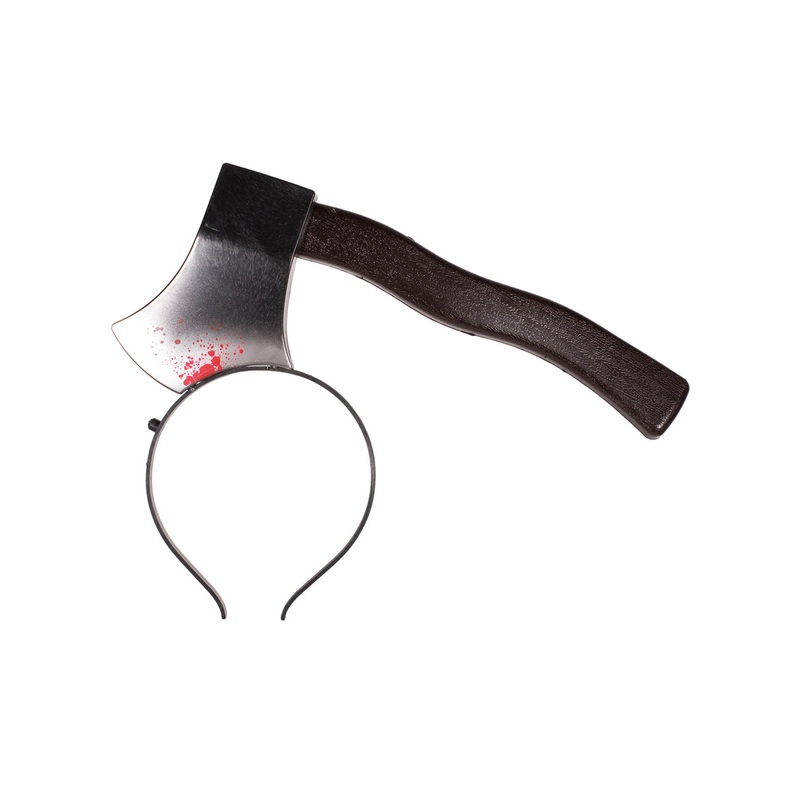 Bloody Axe Through The Head Halloween Costume Headband