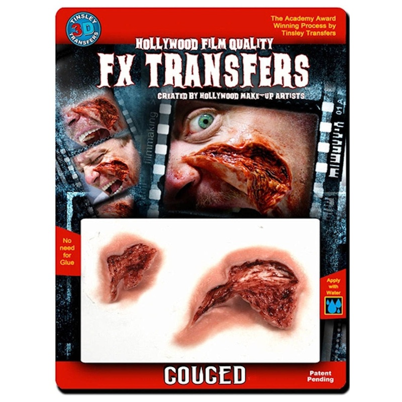 Gouged Hollywood Quality 3D FX Transfer Wound