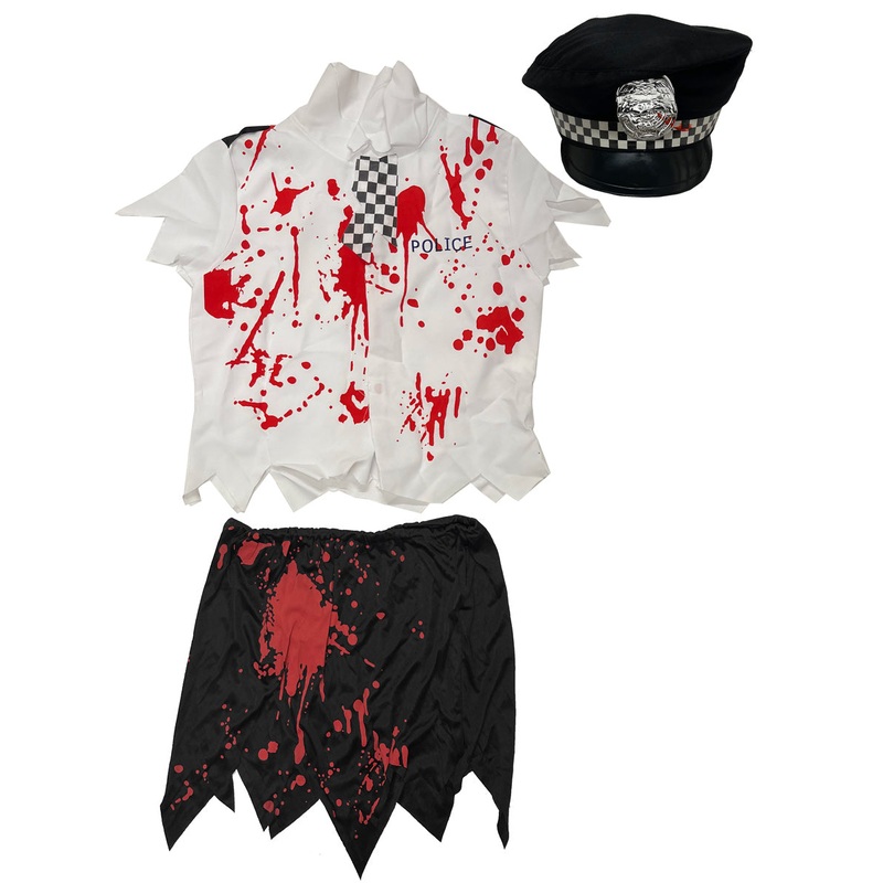 Zombie Police Officer Womens Costume – Size Large