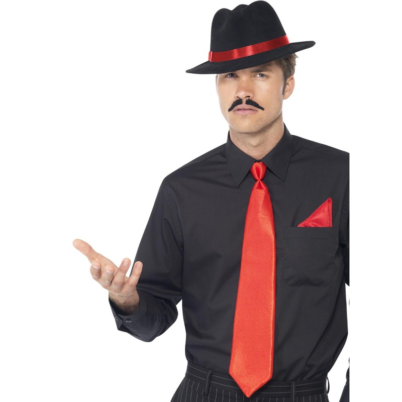 20s Gangster Red and Black Accessory Set