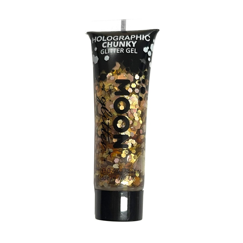 Rose Gold Holographic Chunky Glitter Gel – 12ml