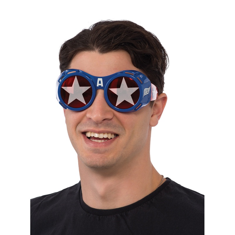 Captain America Adults Superhero Costume Goggles