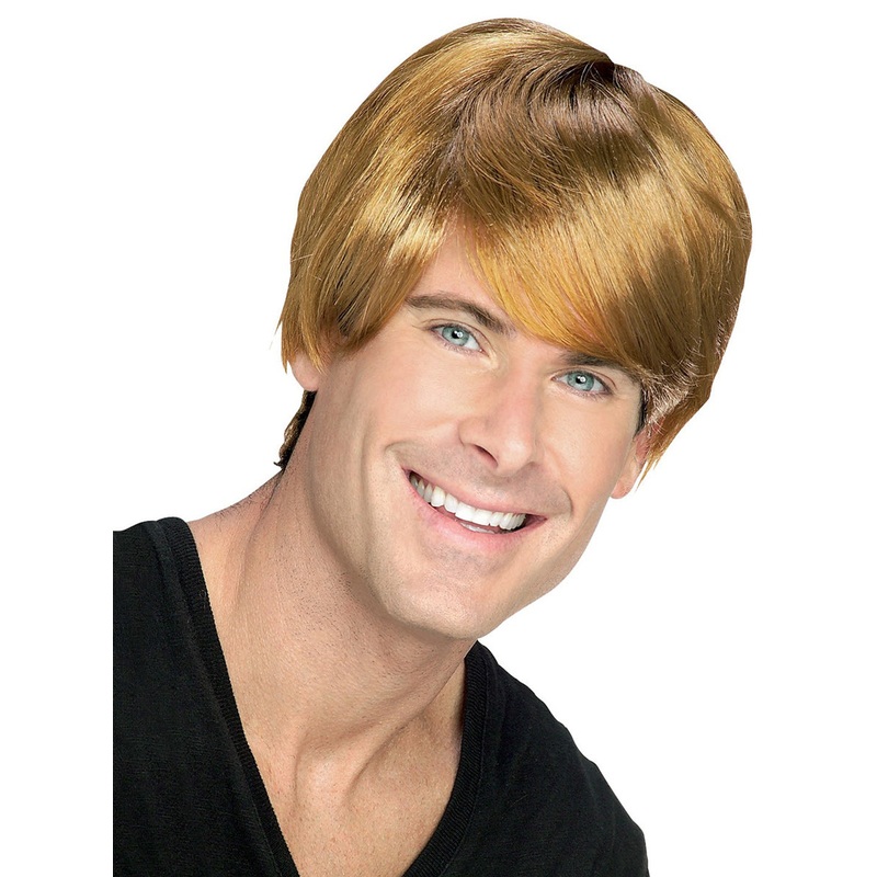 Rocket Man Mens Elton John Blonde Costume Wig