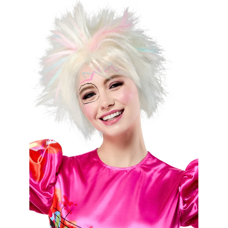 Weird Barbie Womens Short Blonde Costume Wig