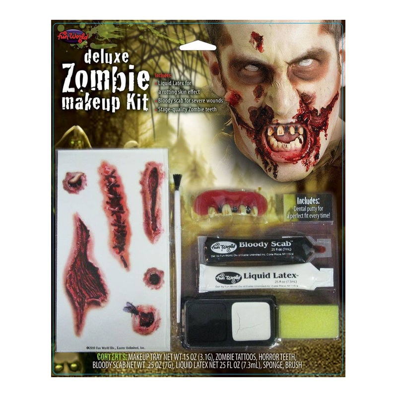 Deluxe Zombie Special FX Halloween Makeup Set
