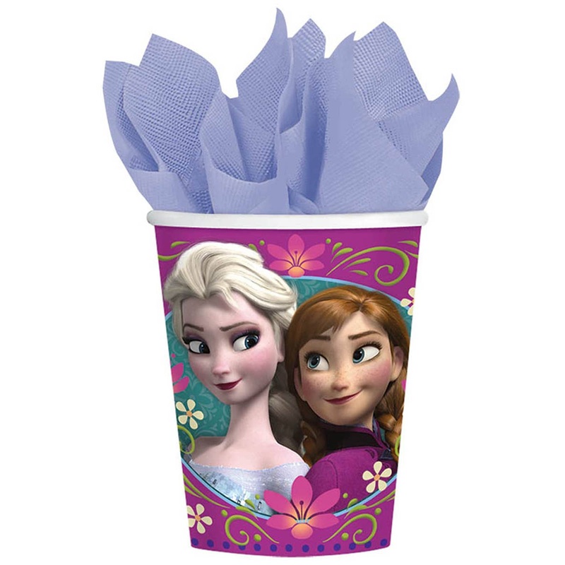 Frozen 8 Pack of 266ml Paper Cups