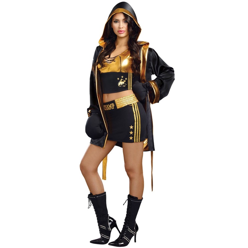 World Champion Boxer Womens Sexy Costume Large