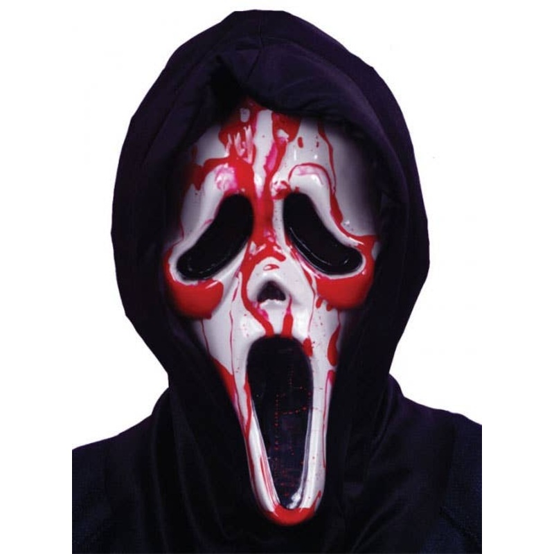 Bleeding Ghost Face Halloween Scream Mask