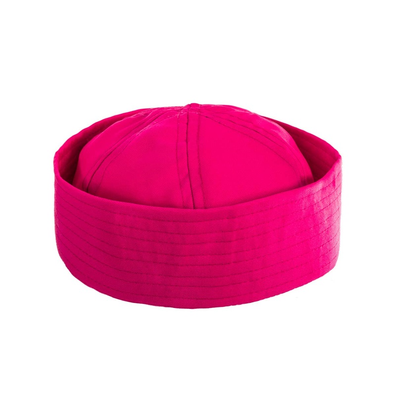 Hot Pink Adults Sailor Gob Costume Hat
