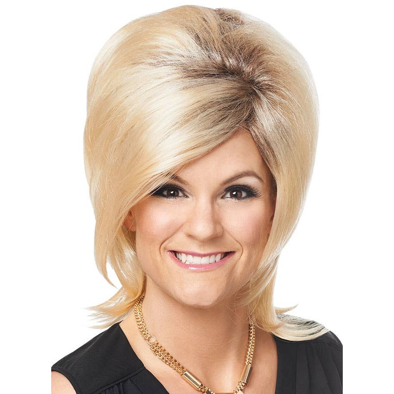 Sassy Psychic Womens Blonde Beehive Costume Wig