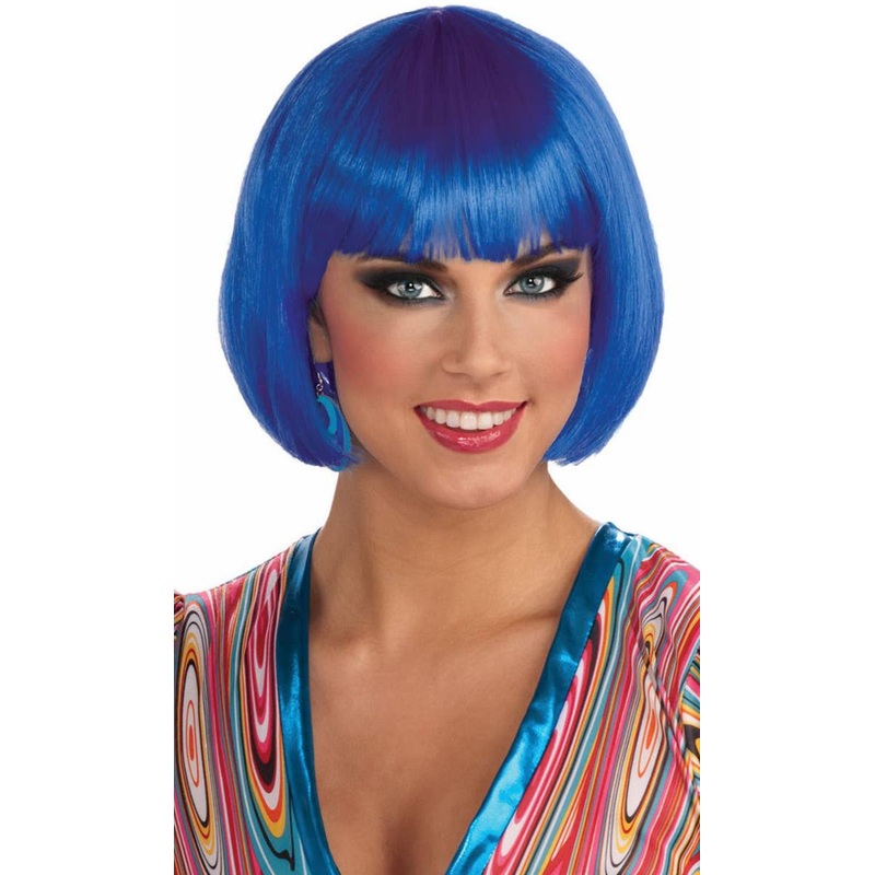 Royal Blue  Womens Bob Costume Wig