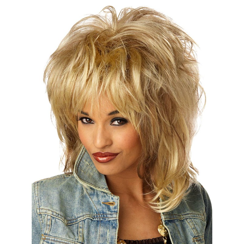 Rockin’ Soul Womens 1980s Tina Turner Wig
