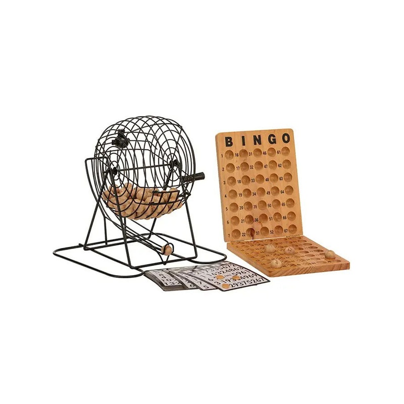 18 Player Wooden Bingo Set