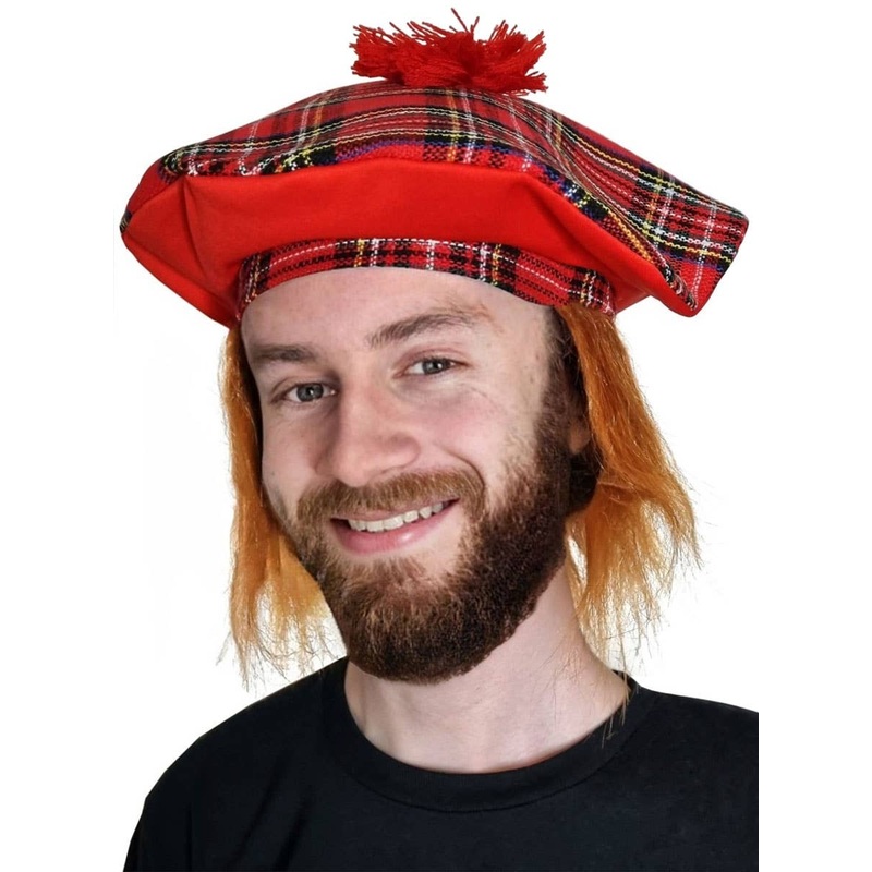 Scottish Tam o Shanter Mens Costume Hat