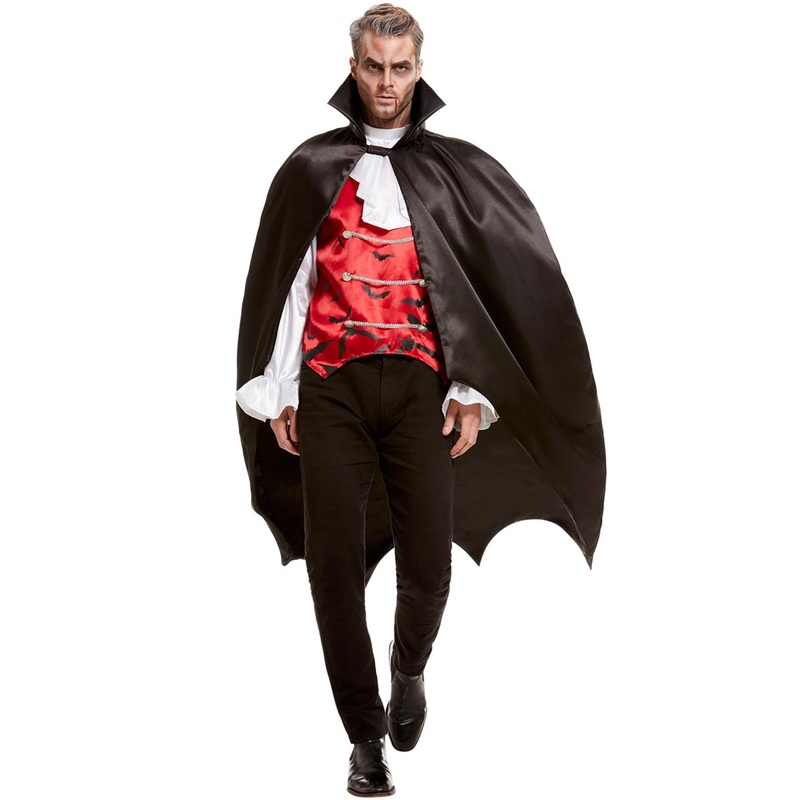 Vampire Bat Mens Halloween Costume Cape