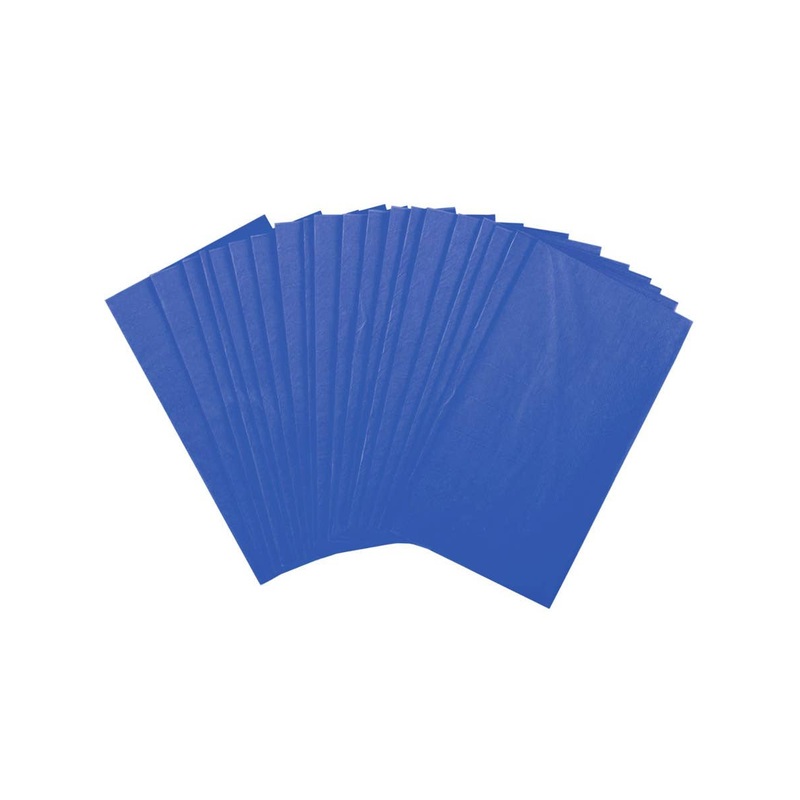 Azure Blue Rectangle 20 Pack Paper Napkins