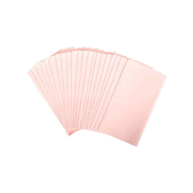 Blush Pink Rectangle 20 Pack Paper Napkins