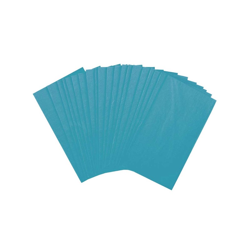 Caribbean Blue Rectangle 20 Pack Paper Napkins
