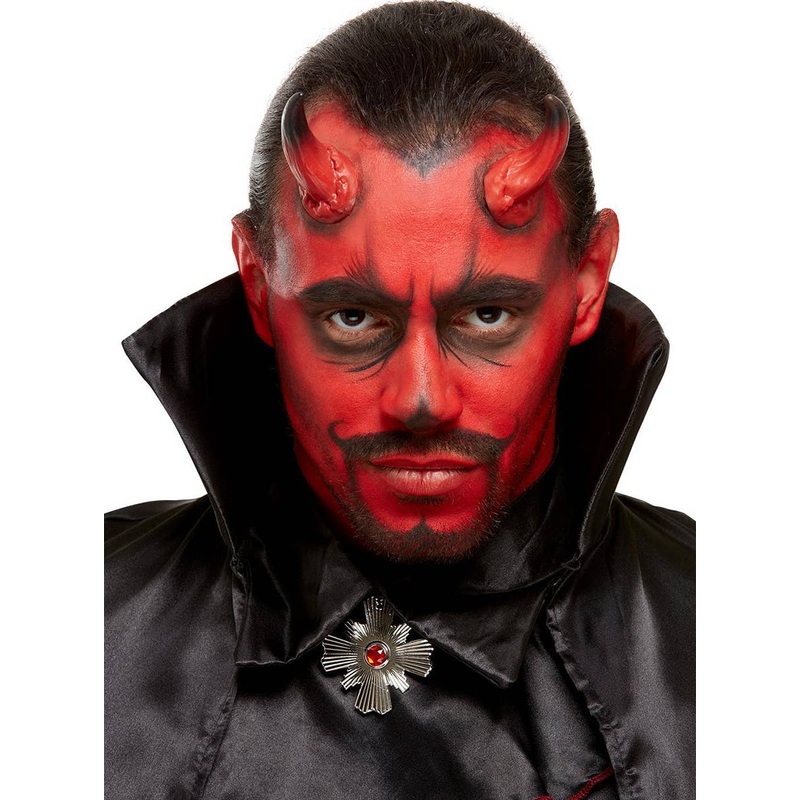 Classic Red and Black Devil Halloween Makeup Kit