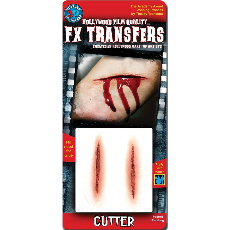 Large Cuts 3D Realistic Latex Free Halloween Wound