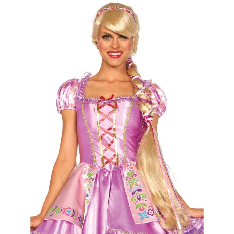 Rapunzel Long Blonde Deluxe Costume Wig