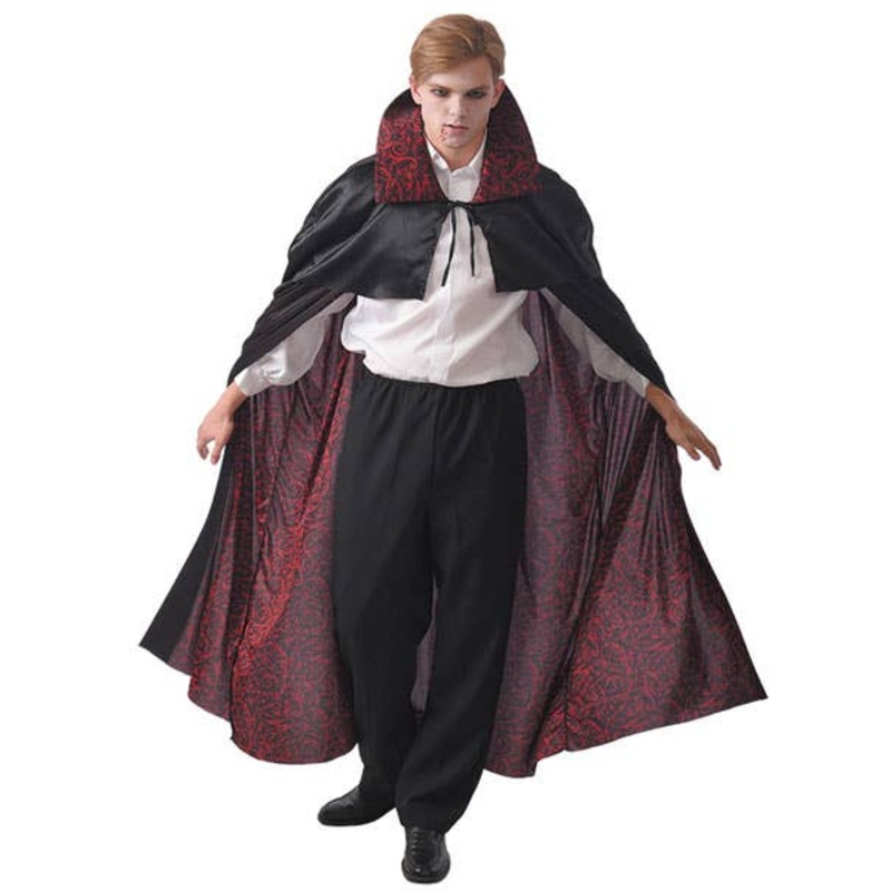 Vlad Vampyr Mens Vampire Halloween Costume Cape One Size