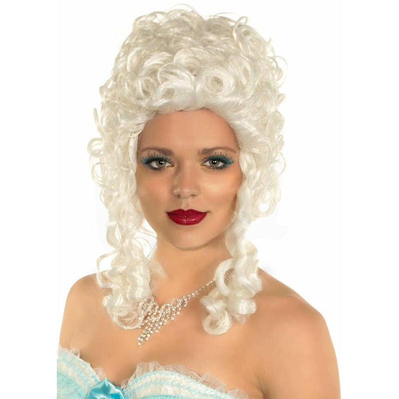 Deluxe White Marie Antoinette Womens Costume Wig