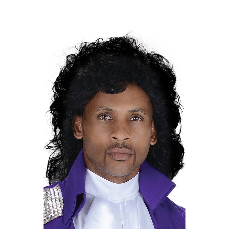 Prince Pop Icon Style Mens Costume Wig