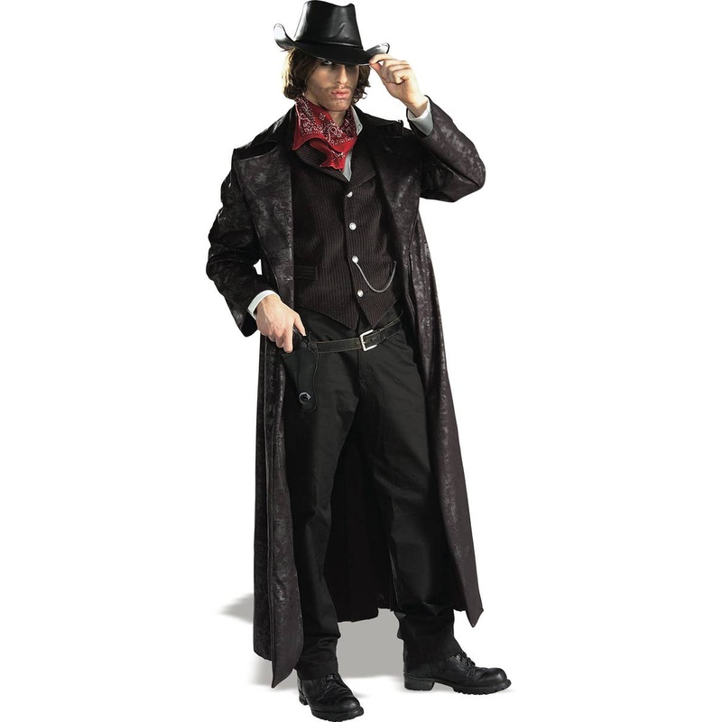 Wild West Mens Premium Deluxe Gunslinger Costume Standard