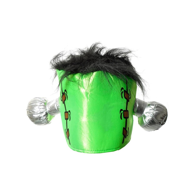 Neon Green Frankenstein Plush Halloween Costume Hat
