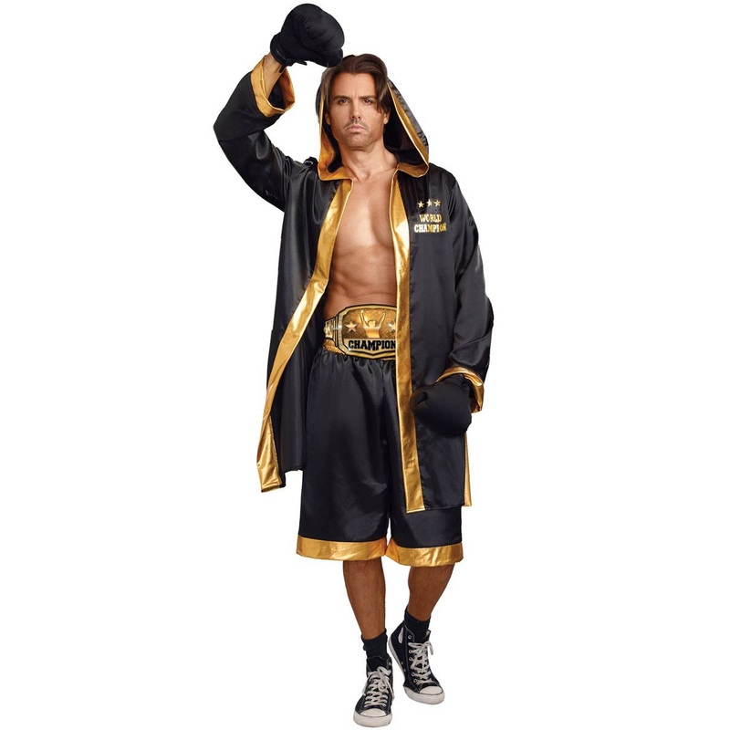 World Champion Boxer Mens Plus Size Costume XXLarge
