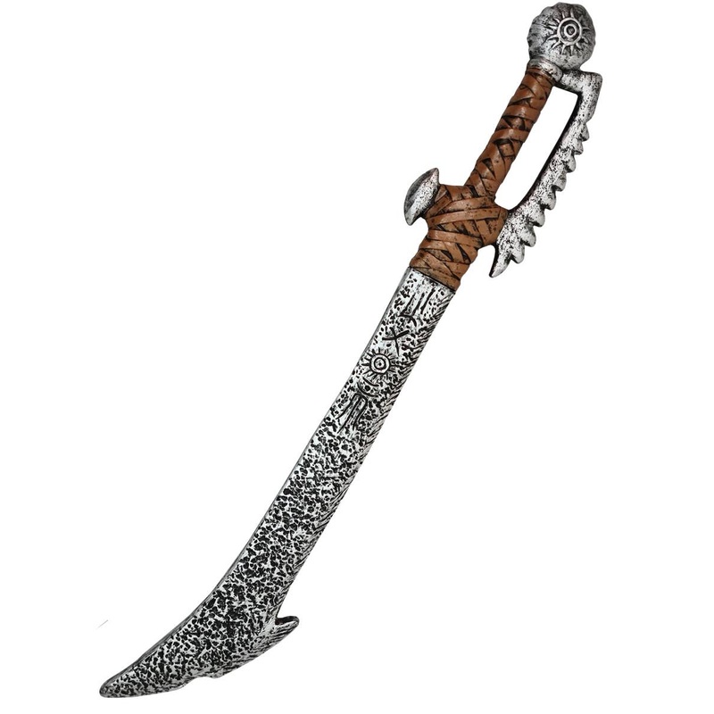 83cm Pirate Sword with Leather Look Handle Costume Weapon