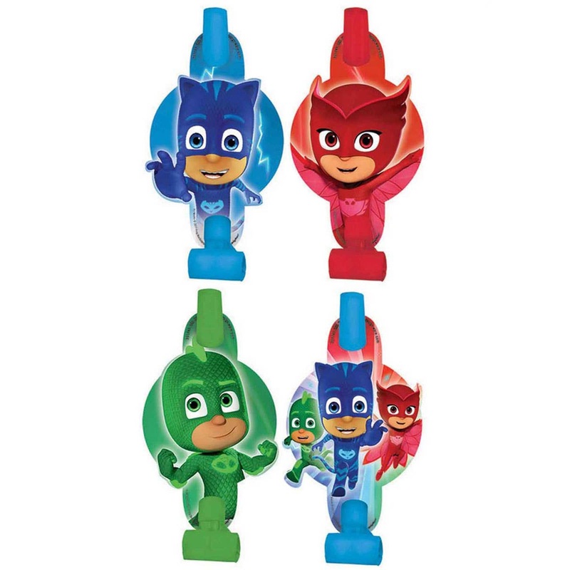 PJ Masks 8 Pack Blowouts Party Favours
