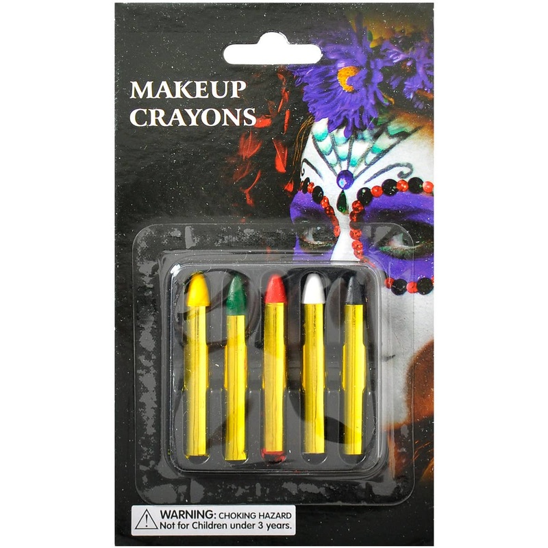 Assorted Face and Body Paint Crayons Costume Makeup