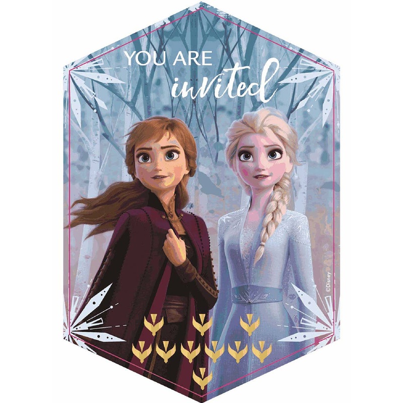 Frozen 2 Pack of 8 Birthday Party Invitations